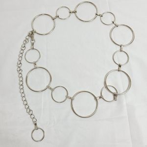 Y2k circle chain belt